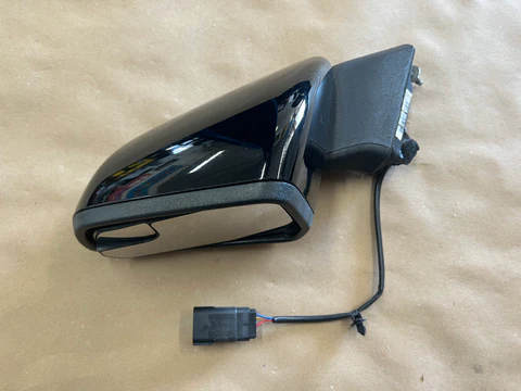2015-2022 FORD MUSTANG GT LH DRIVER SIDE MIRROR BLACK