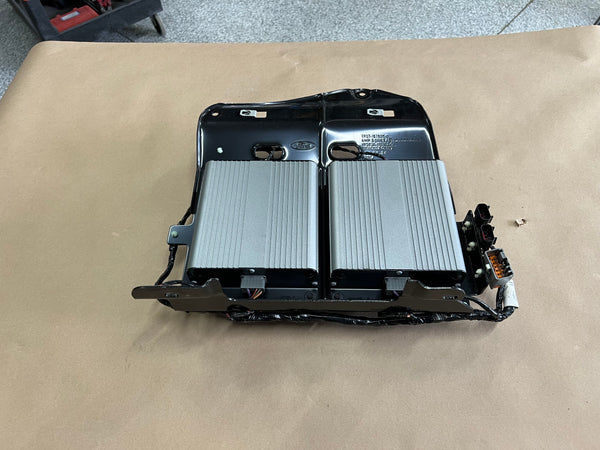 2007-2009 Ford Mustang Shelby GT500 4 Subwoofer Amps and Bracket